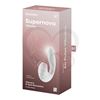 Supernova white succionador de clitoris con estimulacion de punto G y carga USB